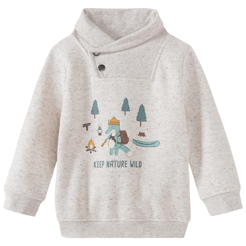 Jungen Sweatshirt mit Schlupfkragen