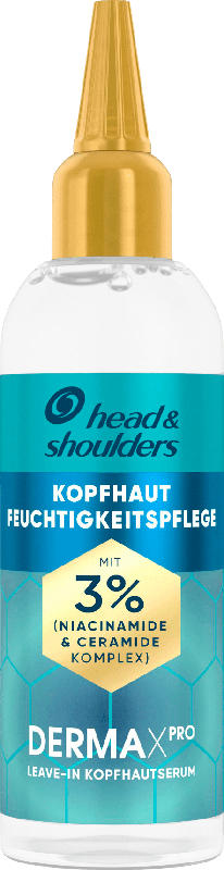 head&shoulders Leave-In Serum Derma x Pro Kopfhaut-Feuchtigkeitspflege