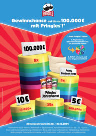 Pringles: Gewinnchance auf bis zu 100.000€