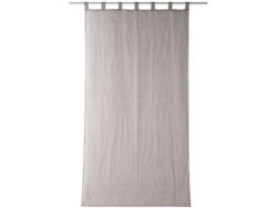 Voilage LAUREN 140x260cm patte transparent beige