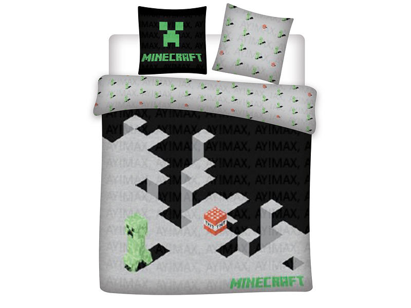 Biancheria da letto MINECRAFT 160x210cm + 1*65x100cm cotone