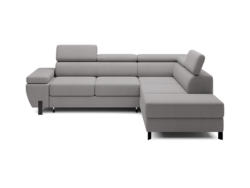 Ecksofa MOLINA Stoff grau