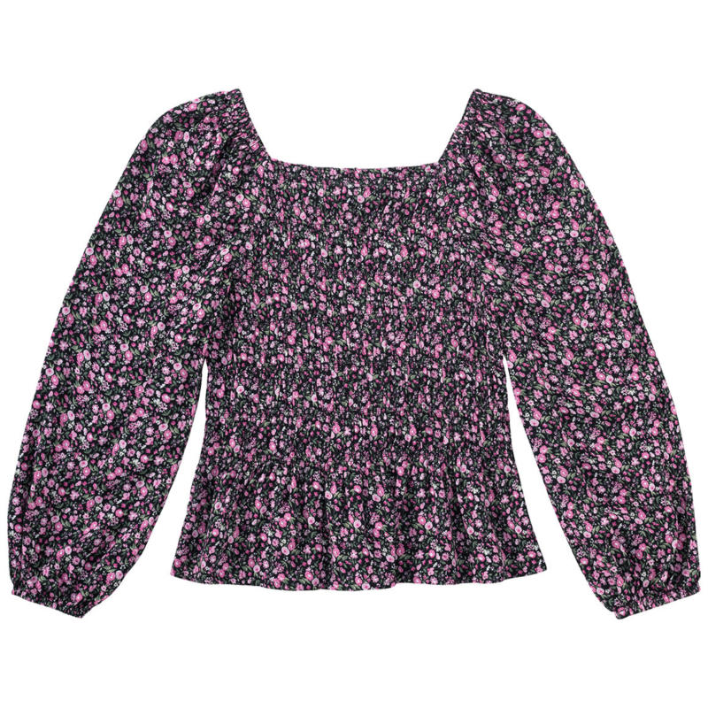 Mädchen Bluse mit Blumen-Allover (Nur online)