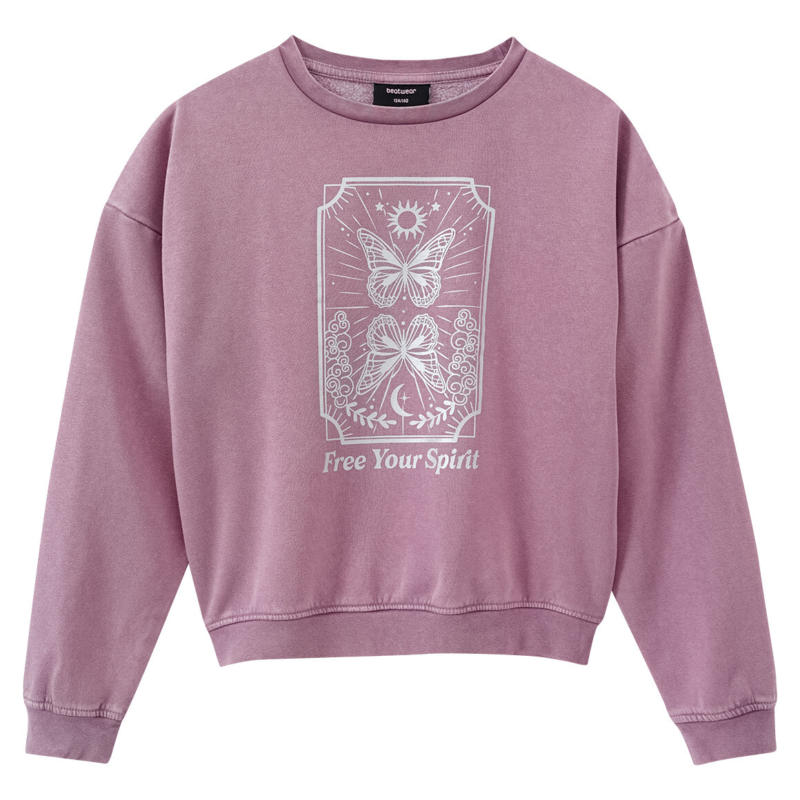 Mädchen Sweatshirt mit Print (Nur online)