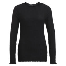 Damen Langarmshirt in Unifarben (Nur online)