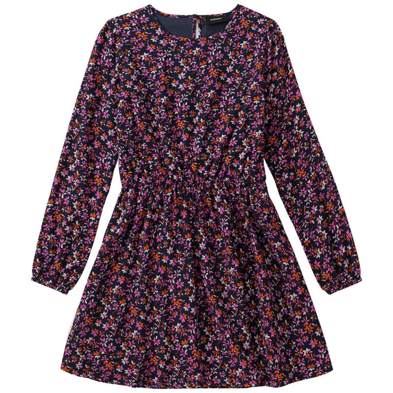 Mädchen Kleid mit Blumen-Allover (Nur online)