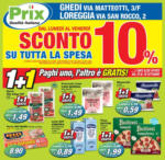 Prix Sconto su tutta la spesa - al 19.09.2024