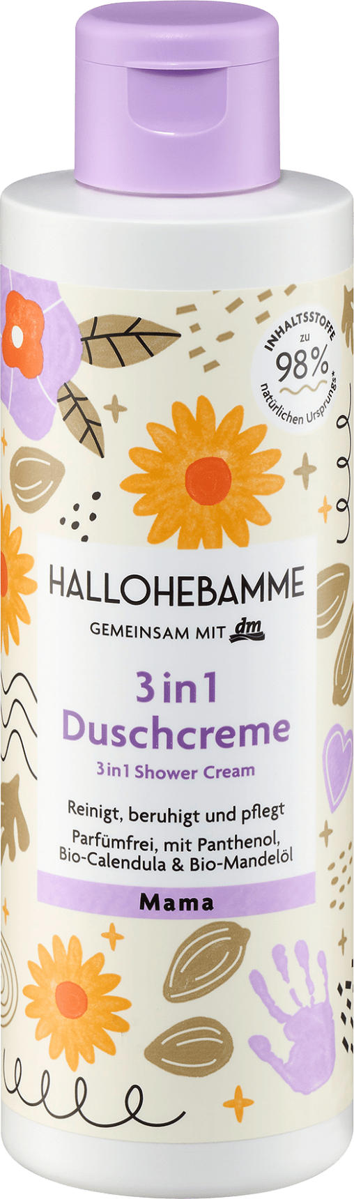 HALLOHEBAMME Duschcreme 3in1