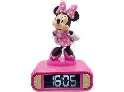 Lexibook Disney Minnie Wecker mit 3D Nachtlicht-Figur und besonderen Klingeltönen