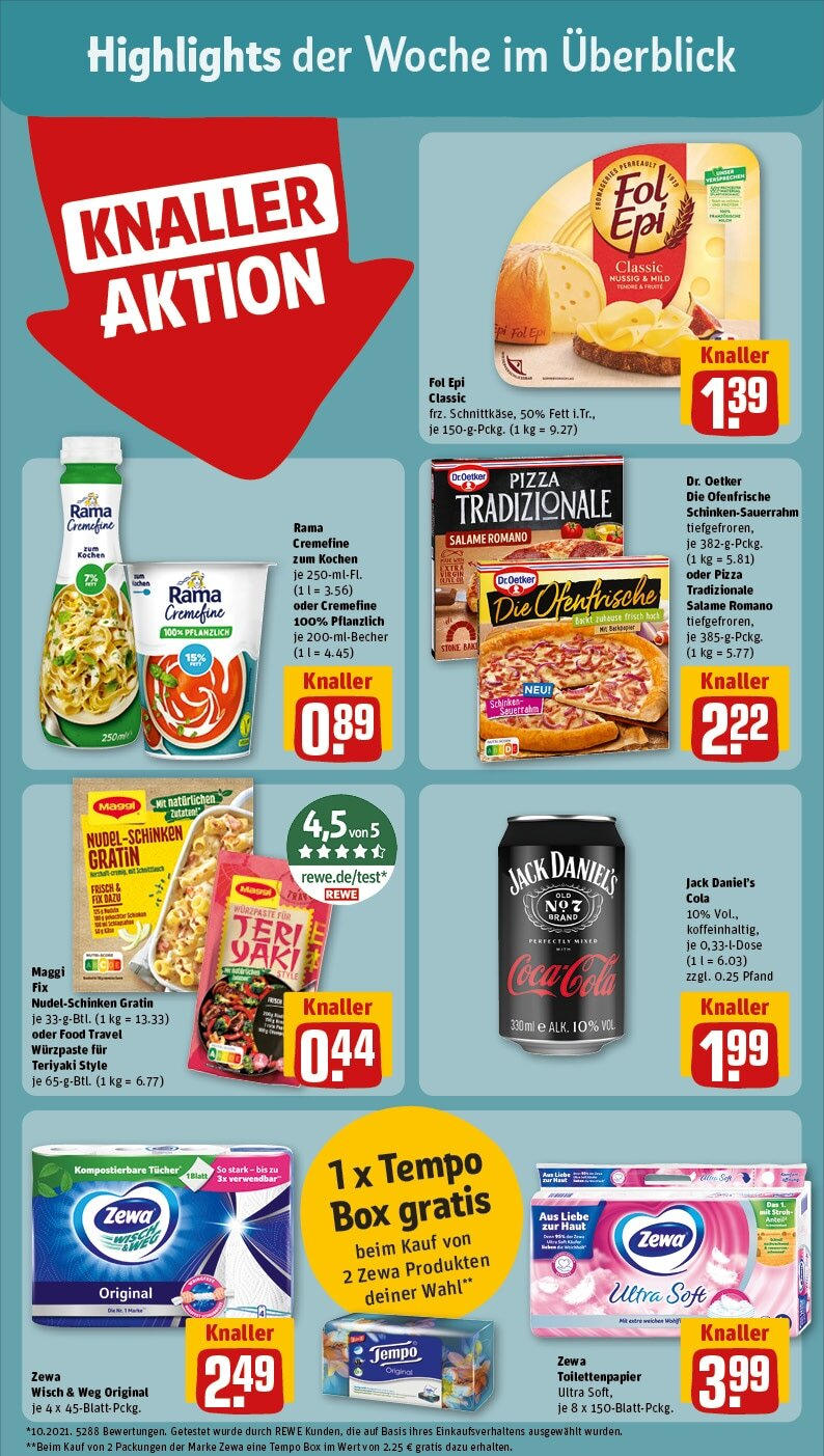 Rewe - Zeitlarn, Kurpfälzer Straße 2 (ab 16.09.2024) zum Blättern » Angebote | Seite: 2 | Produkte: Coca cola, Box, Jack Daniel's, Toilettenpapier