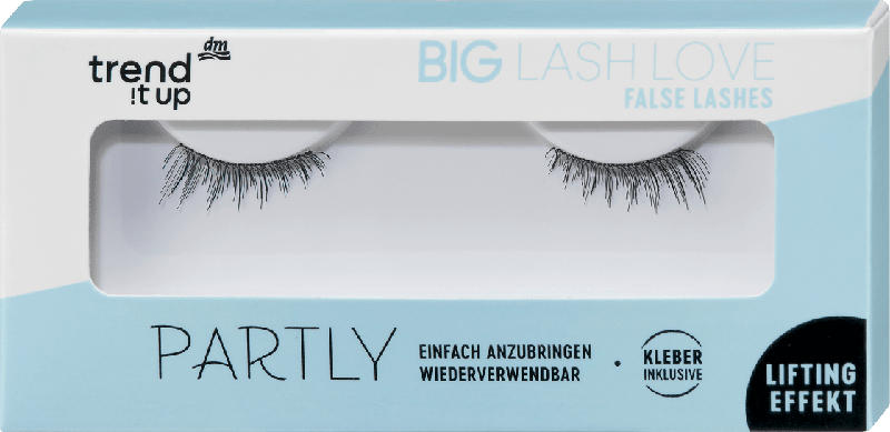 trend !t up Künstliche Wimpern Big Lash Love Partly (1 Paar)