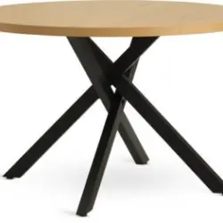 JYSK Masă NORTOFT &Oslash;120 stejar cald/negru