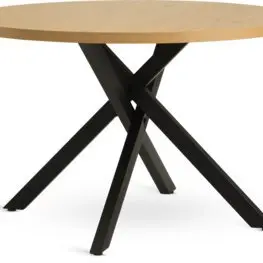 JYSK Masă NORTOFT &Oslash;120 stejar cald/negru