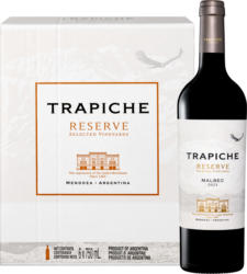 Trapiche Reserve Malbec, Argentinien, Mendoza, 2022, 6 x 75 cl