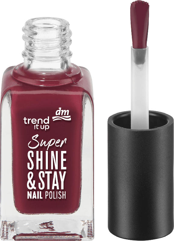 trend !t up Nagellack Super Shine & Stay 767 Maroon Red