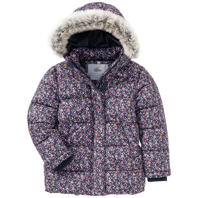 Mädchen Jacke mit Fellkapuze