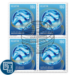 Quartina «150 anni Unione postale universale»