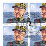 Die Post | La Poste | La Posta Briefmarken CHF 1.20 «150 Jahre General Henri Guisan», Bogen mit 20 Marken