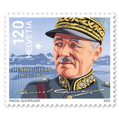 Briefmarke «150 Jahre General Henri Guisan»