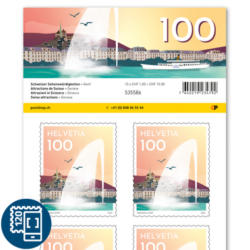 Briefmarken CHF 1.00 «Genf», Bogen mit 10 Marken