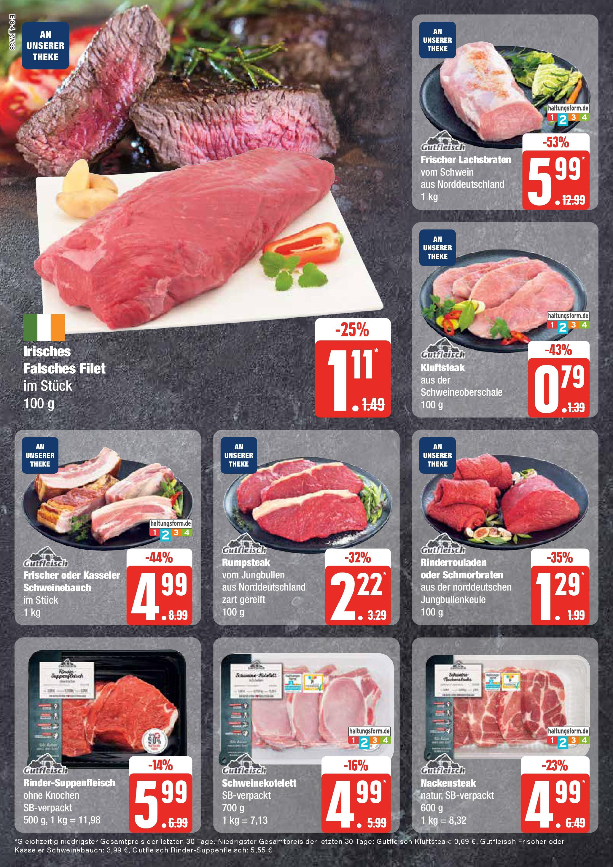 Marktkauf - Mecklenburg-Vorpommern (ab 16.09.2024) » Angebote online | Seite: 8 | Produkte: Rinderrouladen, Rumpsteak, Theke, Schweinebauch