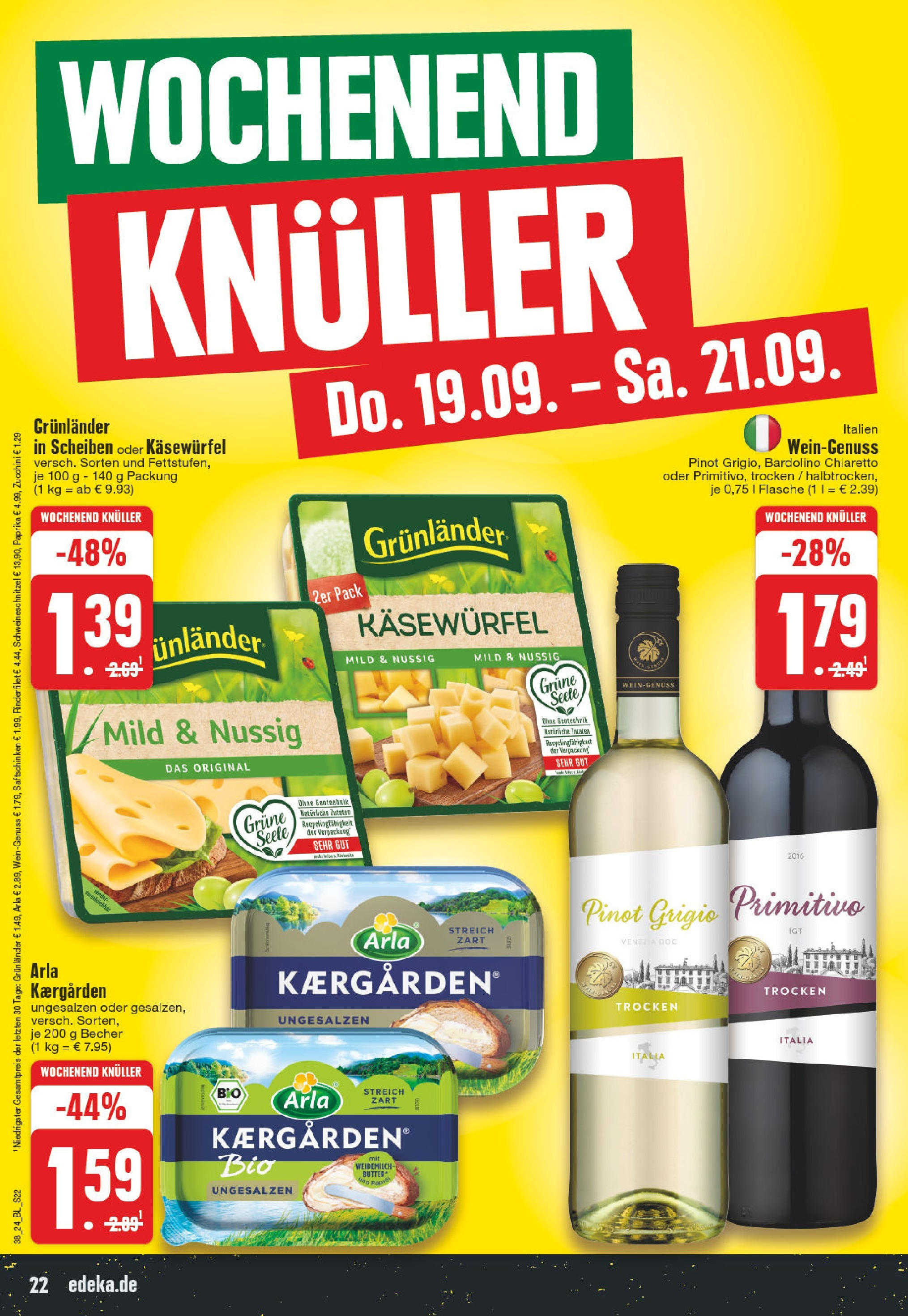 Edeka Düsseldorf, Tübinger Straße 2 (ab 16.09.2024) » Angebote Online | Seite: 22