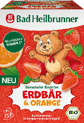 Bad Heilbrunner Kindertee, Erdbär & Orange (15 Beutel)