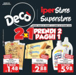 Deco Market 2x1 Prendi 2 paghi 1! - al 23.09.2024