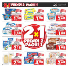 2x1 Prendi 2 paghi 1!