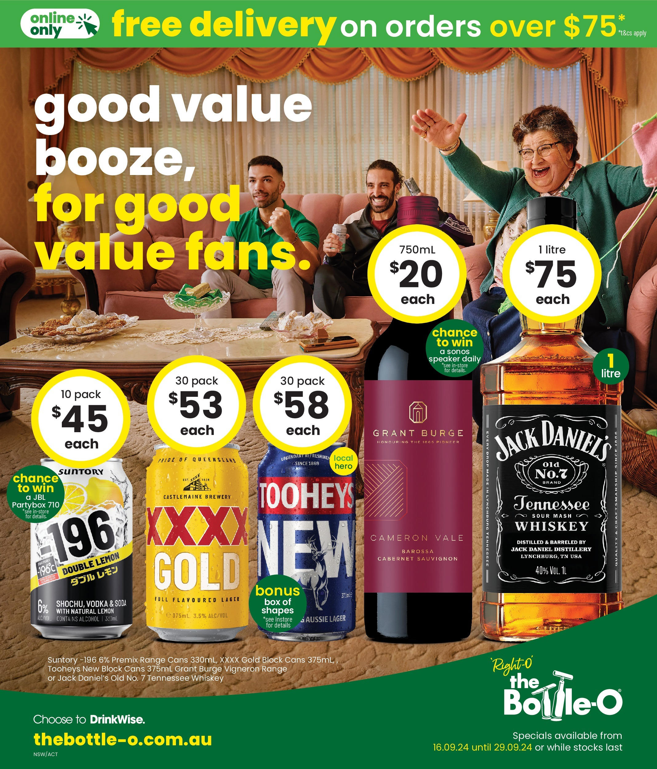 The Bottle-O catalogue valid from 16/09/2024 - page 1