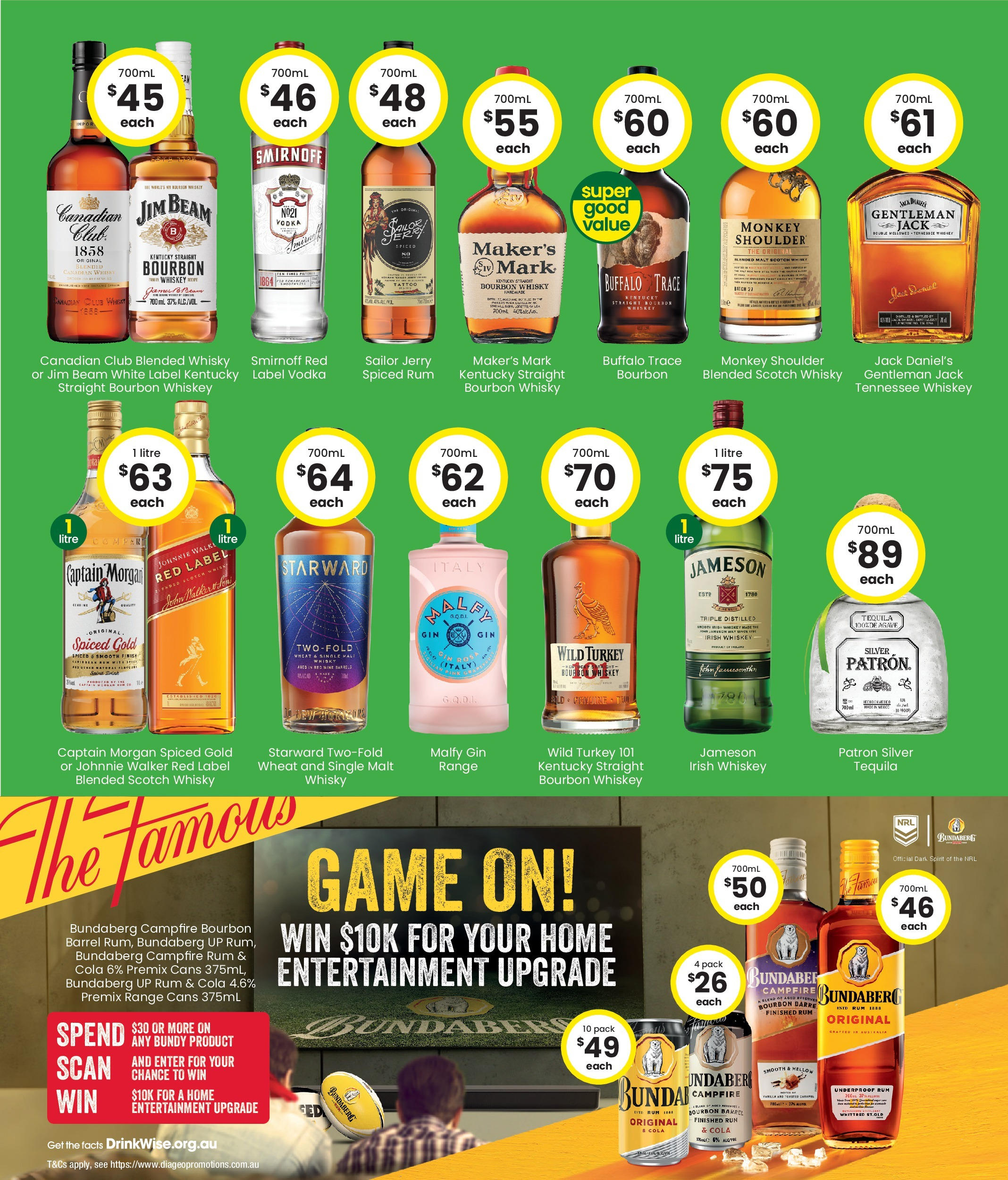 The Bottle-O Catalogue NSW - 16/09/2024 > weekly / monthly specials | Page: 5 | Products: Handmade, Scotch, Wheat, Game