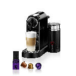 ЗОРА Кафемашина с капсули NESPRESSO Citiz & Milk Mch Черна , 1260 W, 19 Bar