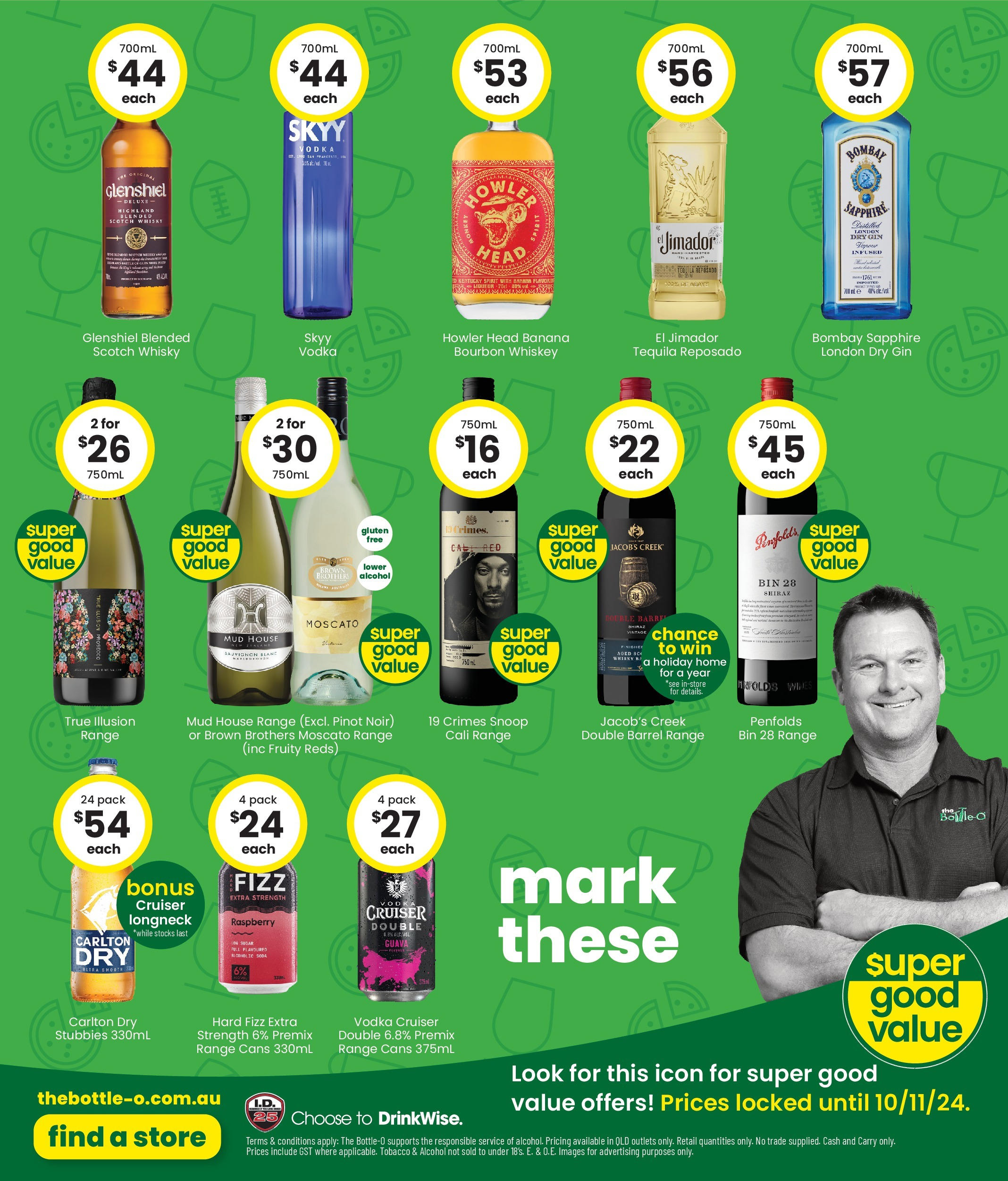 The Bottle-O Catalogue QLD - 16/09/2024 > weekly / monthly specials | Page: 8 | Products: Bourbon, Gin, Vodka, Scotch