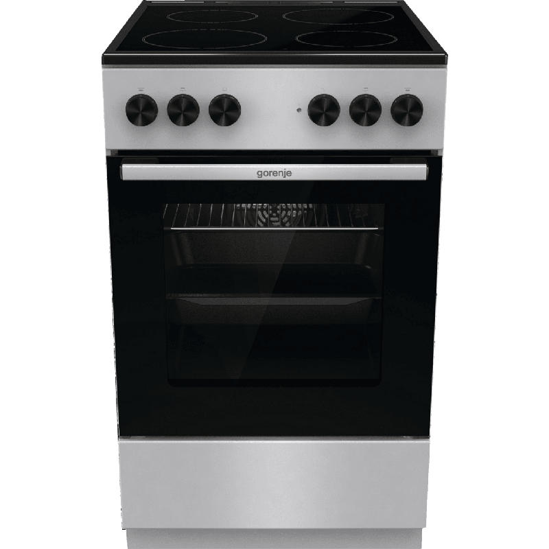 Готварска печка (ток) Gorenje GEC5A61SG , INOX , Керамични