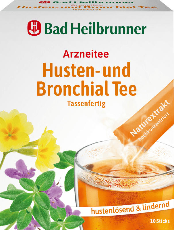 Bad Heilbrunner Arzneitee Husten- & Bronchialtee (10 Stück)