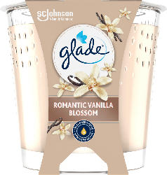 glade Duftkerze im Glas Romantic Vanilla Blossom 112g