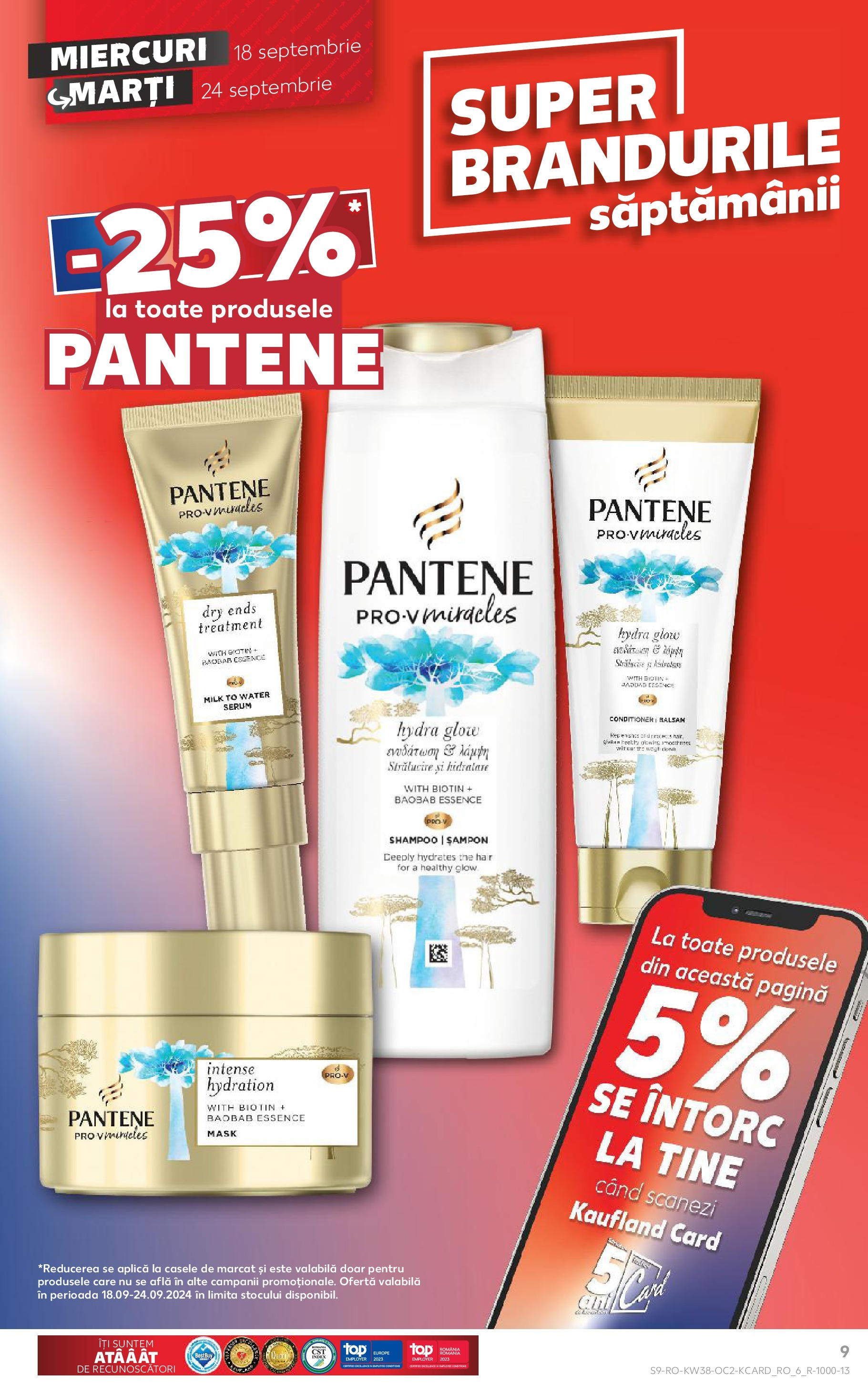 Catalog Kaufland - Bucureşti 18.09.2024 - Revista si Oferta | Pagină: 9 | Produse: Serum, Șampon, Balsam