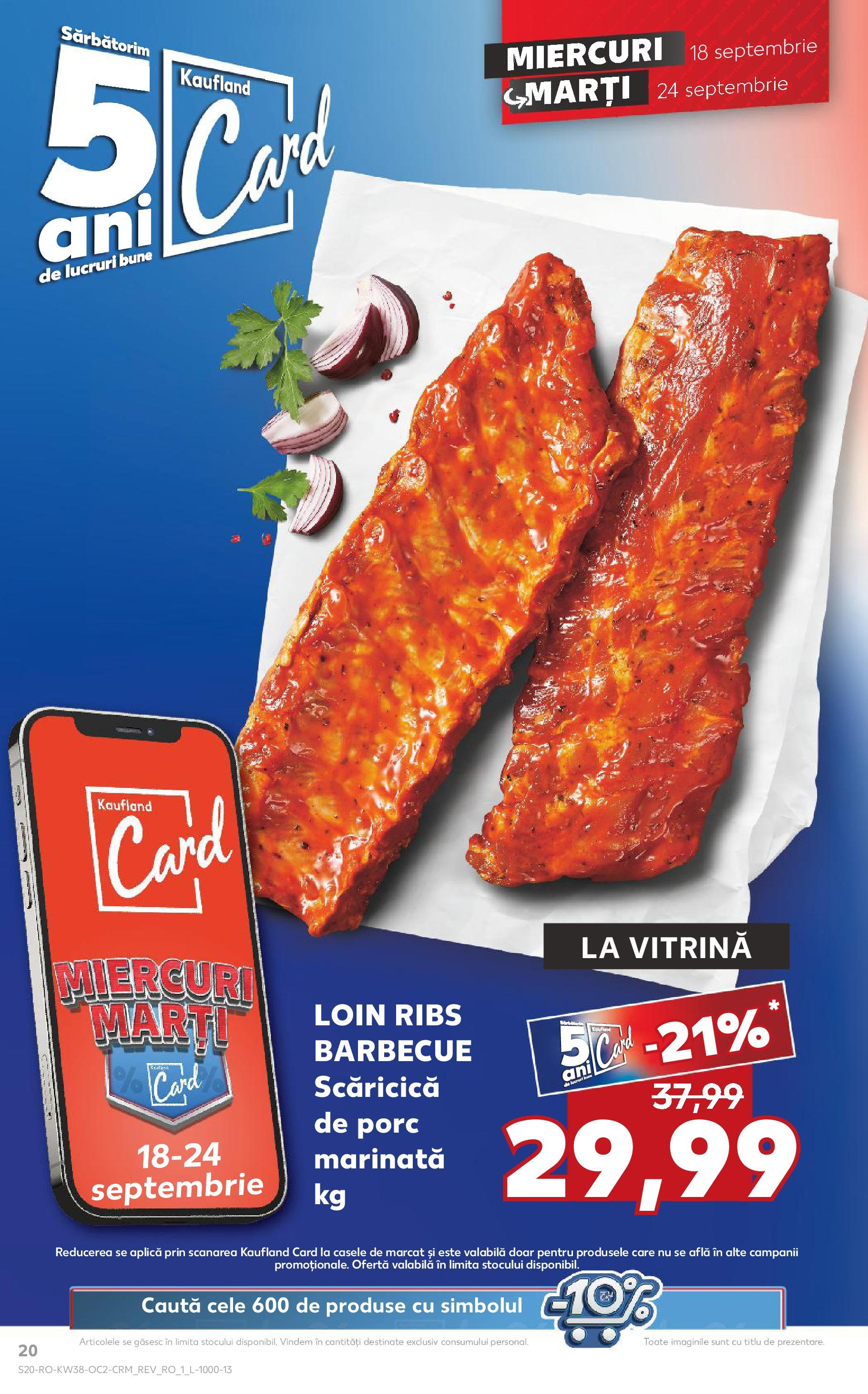 Catalog Kaufland - Bucureşti 18.09.2024 - Revista si Oferta | Pagină: 20 | Produse: Vitrină