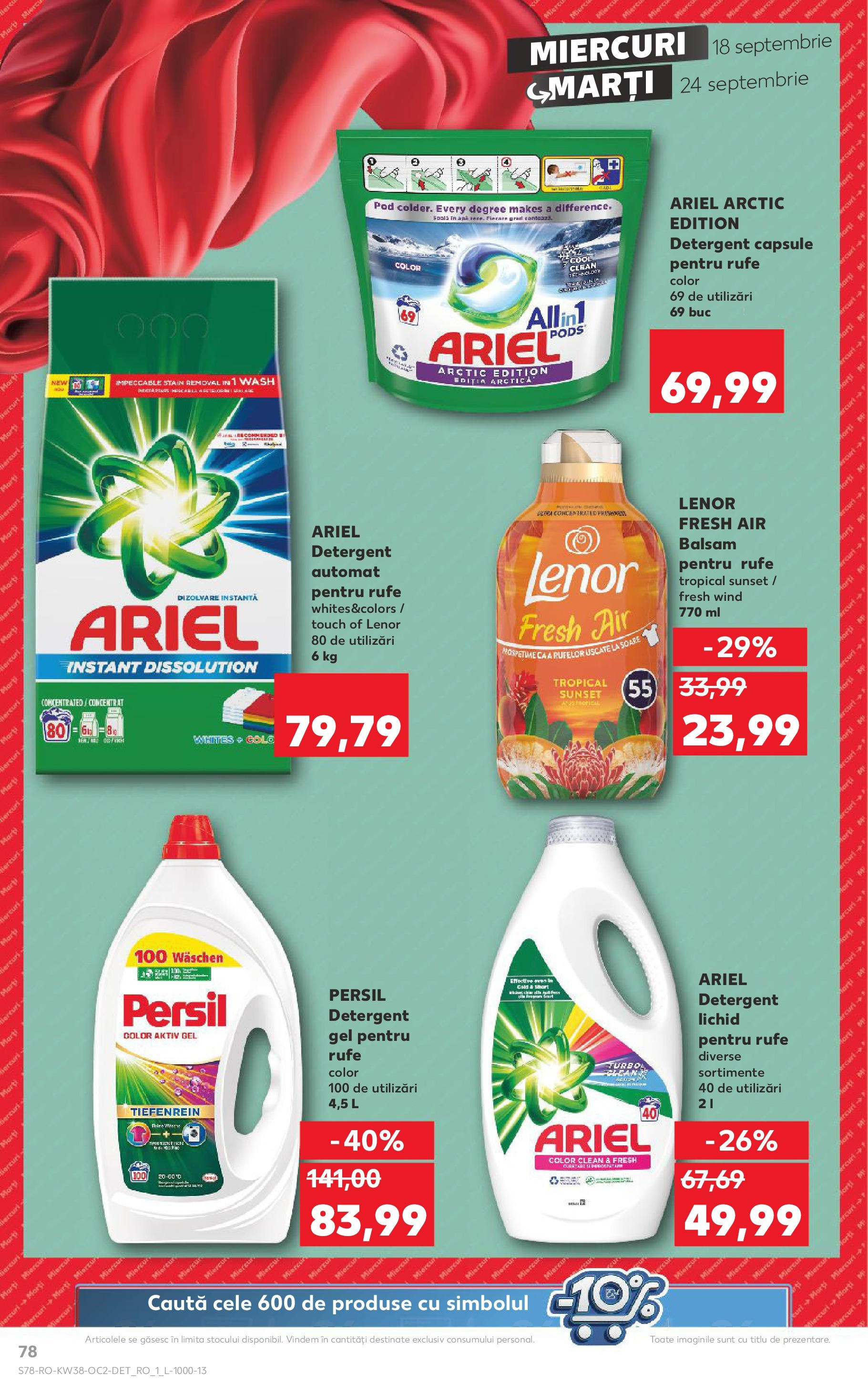 Catalog Kaufland - Bucureşti 18.09.2024 - Revista si Oferta | Pagină: 78 | Produse: Balsam, Detergent