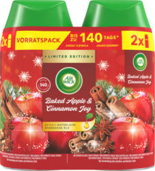 AirWick Lufterfrischer Freshmatic Baked Apple & Cinnamon Joy Nachfüllpack (2x250ml)