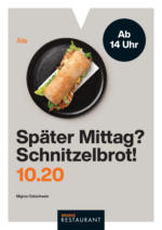 Migros Migros Restaurant: Später Mittag? - bis 28.09.2024