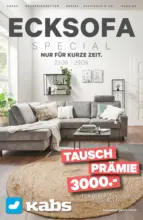 Kabs Kabs: Ecksofas Specialprospekt-04 - bis 29.09.2025
