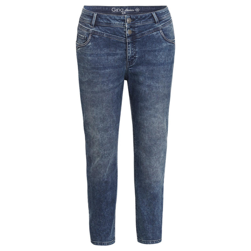 Damen Slim-Jeans mit Ziernieten