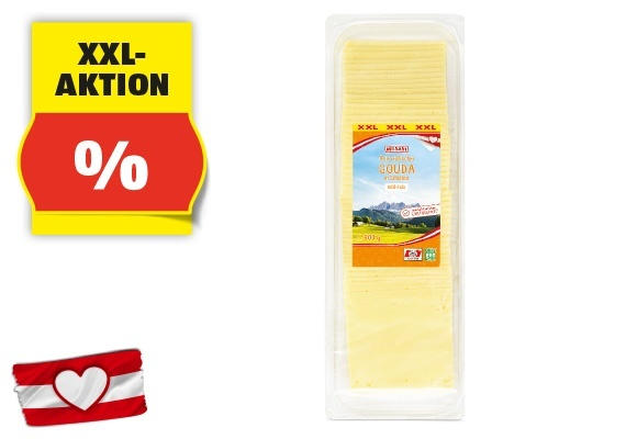 MILSANI XXL Gouda Scheiben, 800 g