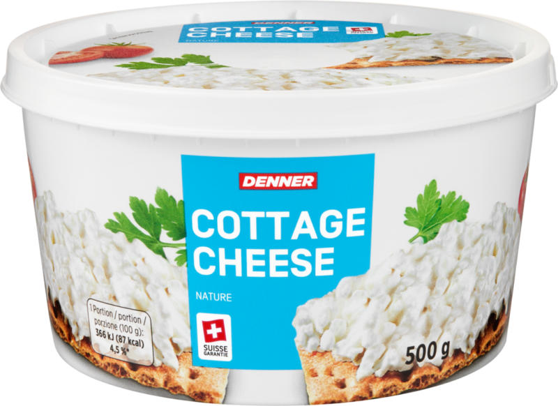 Cottage Cheese Denner, al naturale, 500 g