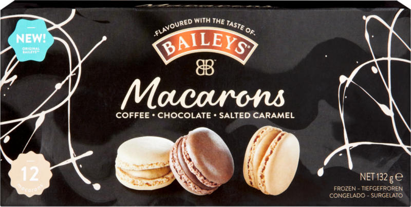 Baileys Macarons, Coffee, Chocolate, Salted Caramel, 132 g