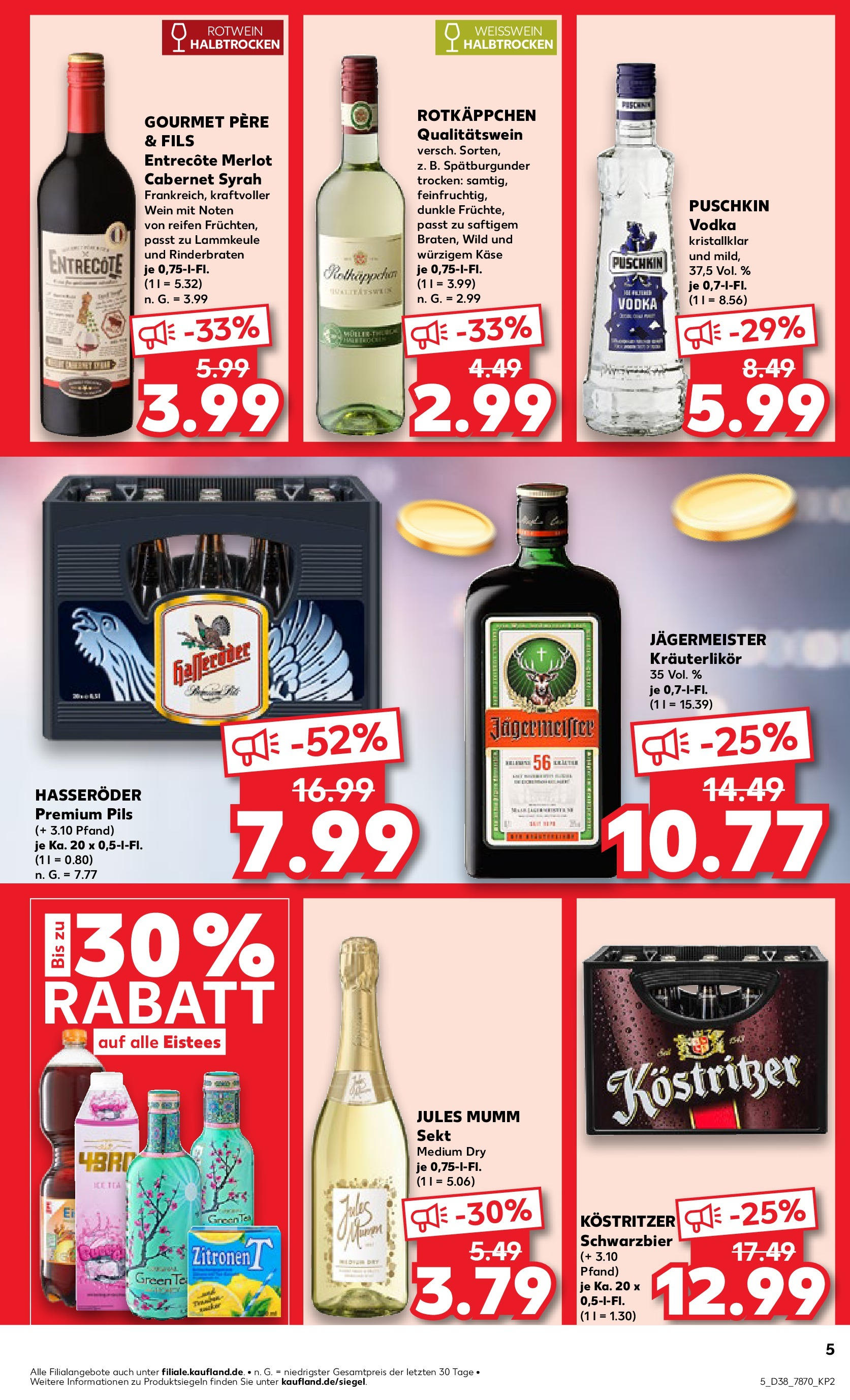 Kaufland - Baden-Württemberg (ab 19.09.2024) » Angebote Online zum Blättern | Seite: 5 | Produkte: Lammkeule, Kostritzer, Weißwein halbtrocken, Entrecote