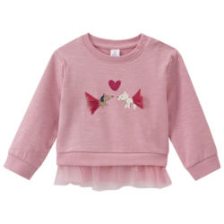 Baby Sweatshirt mit Tüll-Applikation