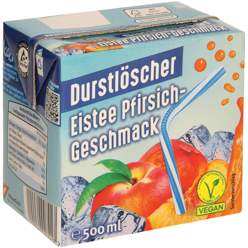 Durstlöscher Eistee Pfirsich