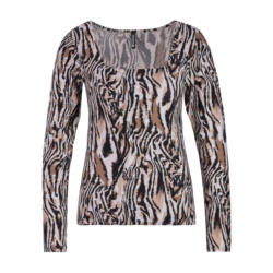 Yanina Animal Shirt, Holz